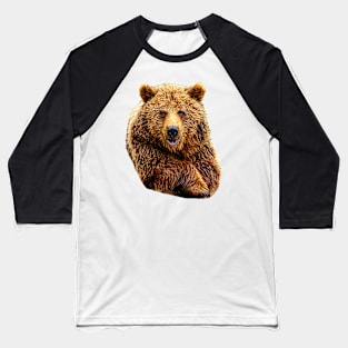 Cute Brown Bear Baseball T-Shirt